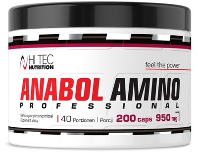 HI TEC Anabol Amino Prof. - 200 kaps AMINOKWASY