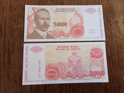 083.REP SERBSKA 50 000 DINARÓW UNC