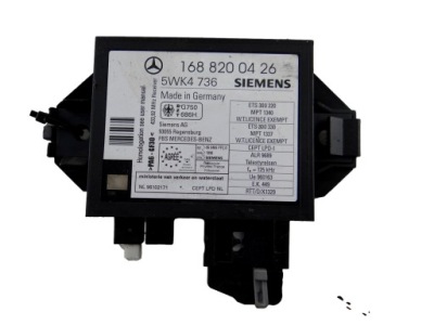 Модуль імобілайзер mercedes klasa a 168 820 04 26 фото №1