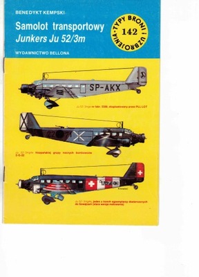 TBiU 142 Samolot transportowy Junkers Ju 52/3m