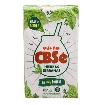 Yerba Mate CBSe hierbas serranas ziołowa 500g