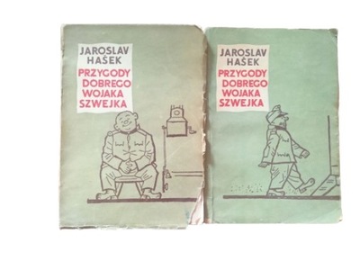 Przygody dobrego wojaka Szwejka 1-4 HASEK 1955 PIW Ilustracje: Józef Lada