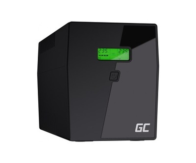Zasilacz awaryjny Green Cell UPS 2000VA 1200W LCD UPS05 + oprogramowanie GC