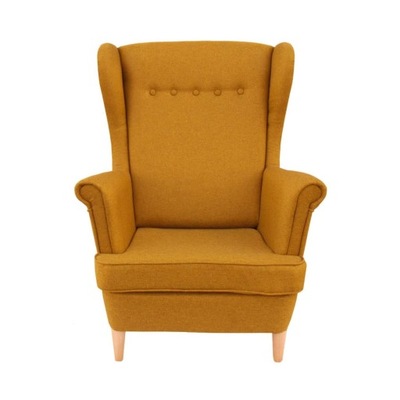 Fotel tradycyjny Mebels-Tap odcienie żółtego