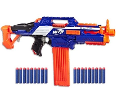 NERF N-STRIKE ELITE RAPIDSTRIKE CS-18 A3901 USZKODZONE OPAKOWANIE