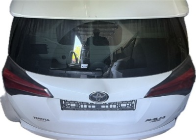 Задняя крышка багажника toyota rav4 iv lift 15-18r белый 070 фото №1