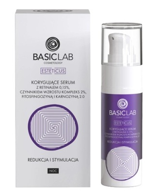 BasicLab korygujące serum z retinalem 0.15% 30 ml
