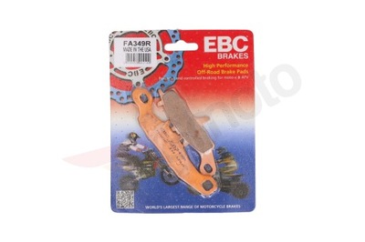 КОЛОДКИ ТОРМОЗНЫЕ EBC FA 349 R (2 ШТ.) KVF 700