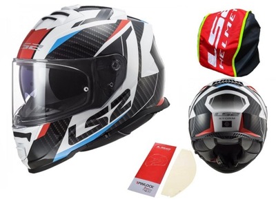 KASK LS2 FF800 STORM II RACER RED BLUE BMW r.S