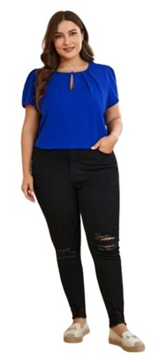 SHEIN BLUZKA Z KRÓTKIM RĘKAWEM PLUS SIZE 48 1VWD