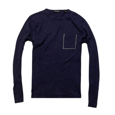 SCOTCH & SODA _ WEŁNIANA FIRMOWA BLUZKA Z LOGO _ S/M