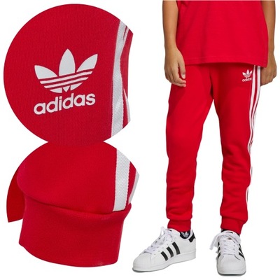 SPODNIE DRESOWE ADIDAS DLA DZIECKA SPORTOWE BAWEŁNIANE R 164