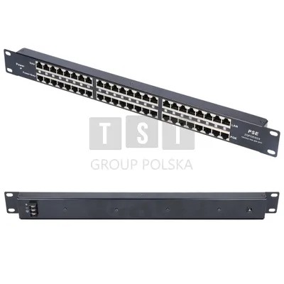 Extralink 24 Port | PoE Injector | 24x 100Mb/s RJ45, Rackmount