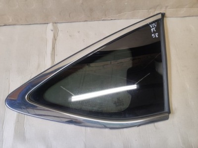 Honda cr-v iv 12-16r скло права задня кузовна хром рамка фото №1