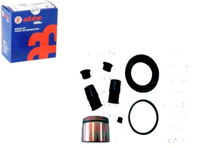 Набір ремонтний супорт dacia перед logan 1,4-1,6 фото №1