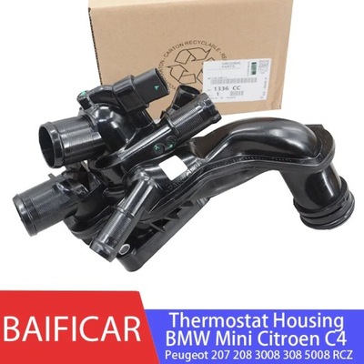 BAIFICAR BRAND NEW COOLANT THERMOSTAT HOUSING 1336CC(4PIN) FOR BMW M~31261  