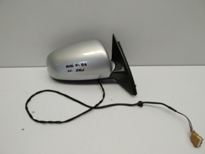 Audi a4 b6 дзеркало праве 5pin оригінал сріблясті фото №1