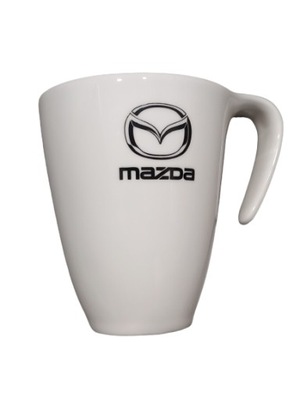 Kubek ceramiczny biały z logo Mazda