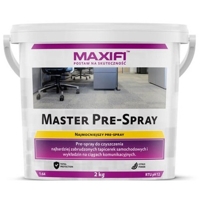 Maxifi Master Pre-Spray 2kg pranie tapicerki dywanów proszek do prania