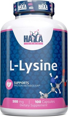 Haya Labs L-Lysine 100caps 500mg Aminokwas