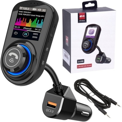 TRANSMISOR BLUETOOTH FM JUEGO ALTAVOZ TRAGALUZ DISPOSITIVO DE CARGA RECEPTOR USB  