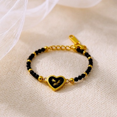 BRANSOLETKA SAMORODEK ZŁOTA TURMALIN