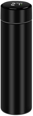 Kubek termiczny z wyświetlaczem Satis LCD czarny 500 ml