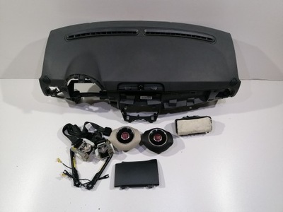 Fiat 500 przed lift приборная панель консоль подушка безопасности ремни фото №1