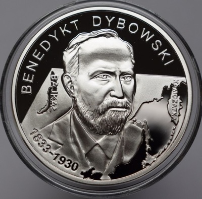 2010 III RP Podróżnicy Benedykt Dybowski - 10 złotych