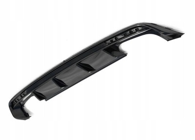 Накладка спойлер бампера дифузор vw golf vii r фото №1