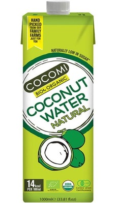 Woda Kokosowa Naturalna BIO 1 litr Cocomi