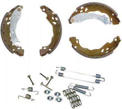 BRAKE SHOES + SPRINGS FOR RENAULT CLIO II 1998-  