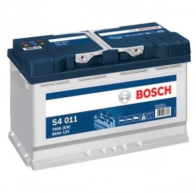 BOSCH SILVER S4 011 80AH 740A WYSOKI