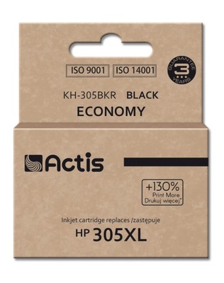 Tusz Actis KH-305BKR HP; Zamiennik 3YM62AE black