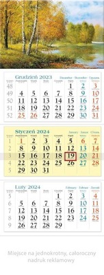 2024 KT 11 JESIEŃ kalendarz trójdzielny LUCRUM