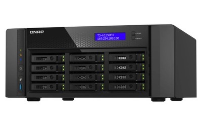 QNAP TS-h1290FX NAS Tower Przewodowa sieć LAN Czarny 7302P