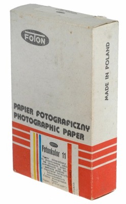 Papier fotograficzny kolor przeterminowany 9x14