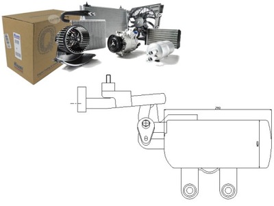 Осушитель кондиционера volvo c30 c70 ii s40 ii v50 фото №1