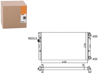 NRF NRF50455 AUŠINTUVAS VW GOLF3/4/VENTO 1,6-2,0 1,9TDI 