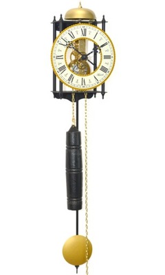 Zegar wagowy mechaniczny Hermle - 61x14 cm