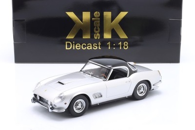 KK SCALE FERRARI 250 GT CALIFORNIA 1960 Silv, 1:18