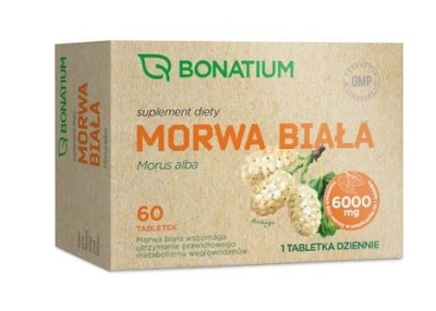 Bonatium Morwa biała, 60 tabletek