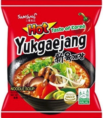 Zupka Ramen Hot Grzybowa Yukgaejang 120g SamYang