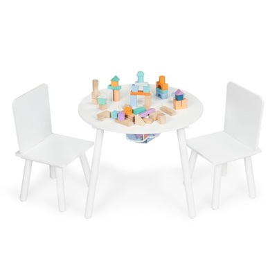 Stół stolik 2 krzesła meble dla dzieci komplet