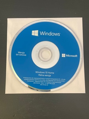 Płyta instalacyjna Windows 10 Home PL bez klucza