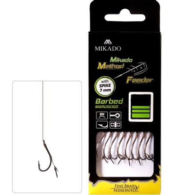 Przypon MIKADO Method Feeder Z IGŁĄ #8 8szt PLECIONKA