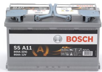 BATERÍA BOSCH S5 12V 80AH 800A  