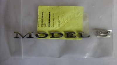 TESLA S EMBLEMA DE TAPA MODELO S NUEVO 1013738-00-C  