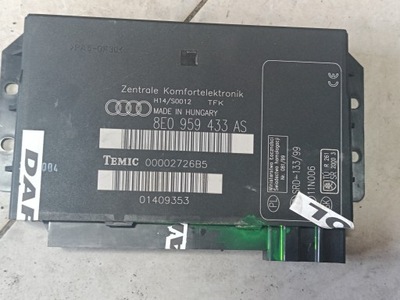 Audi a4 b6 модуль комфорта 8e0959433as фото №1