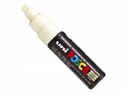 Uni marker Posca PC-8K plakatowy KOŚĆ SŁONIOWA